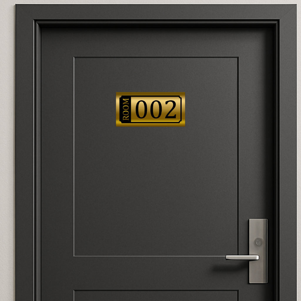 Room No. Plate | Brass / ACP