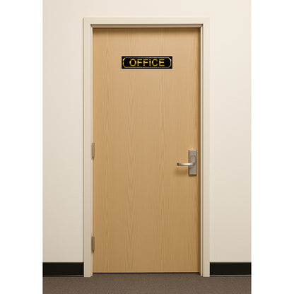 Door Name Plate | Golden
